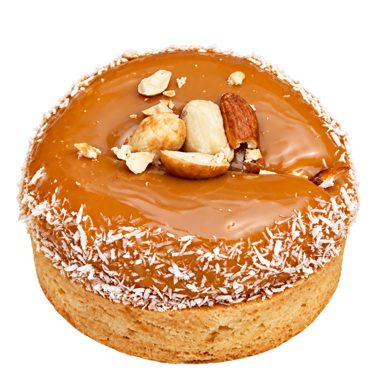تارت کارامل بادام